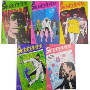 SKREEMER Lot of 5 Issues #1-5 DC Comics Bronze Age Peter Milligan